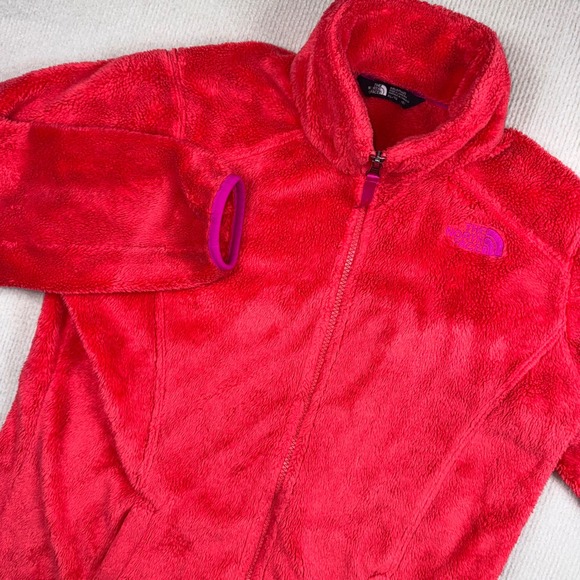 The North Face Jackets & Blazers - The North Face Osito Fleece Jacket‎ Girls XL Pink Red Full Zip High Pile Soft